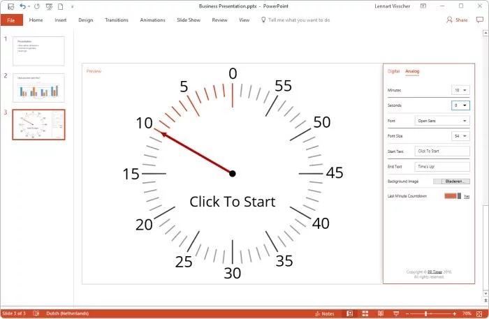 PP Timer PowerPoint add-in PP Timer PowerPoint add-in