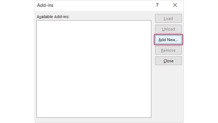 Add New Add-ins in PowerPoint Add New Add-ins in PowerPoint