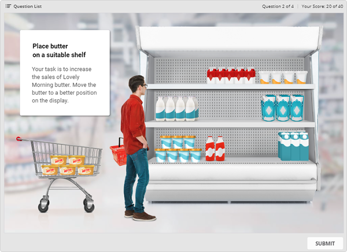 Interactive training for merchandisers A demo course for merchandisers