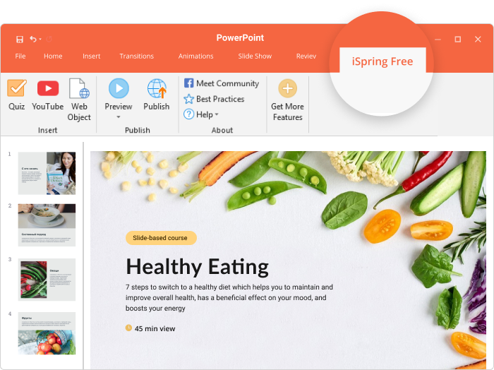 iSpring Free iSpring Free PowerPoint add-in