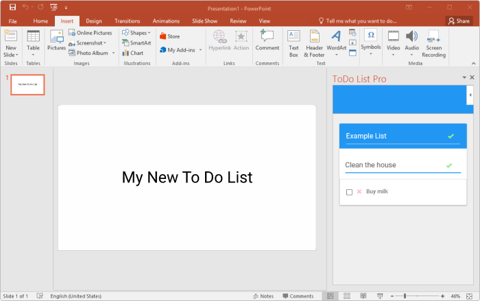 ToDo List Pro ToDo List Pro PowerPoint add-in