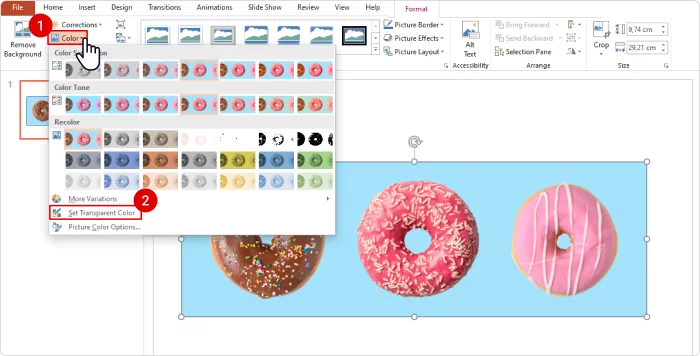 Select Set Transparent Color Select Set Transparent Color